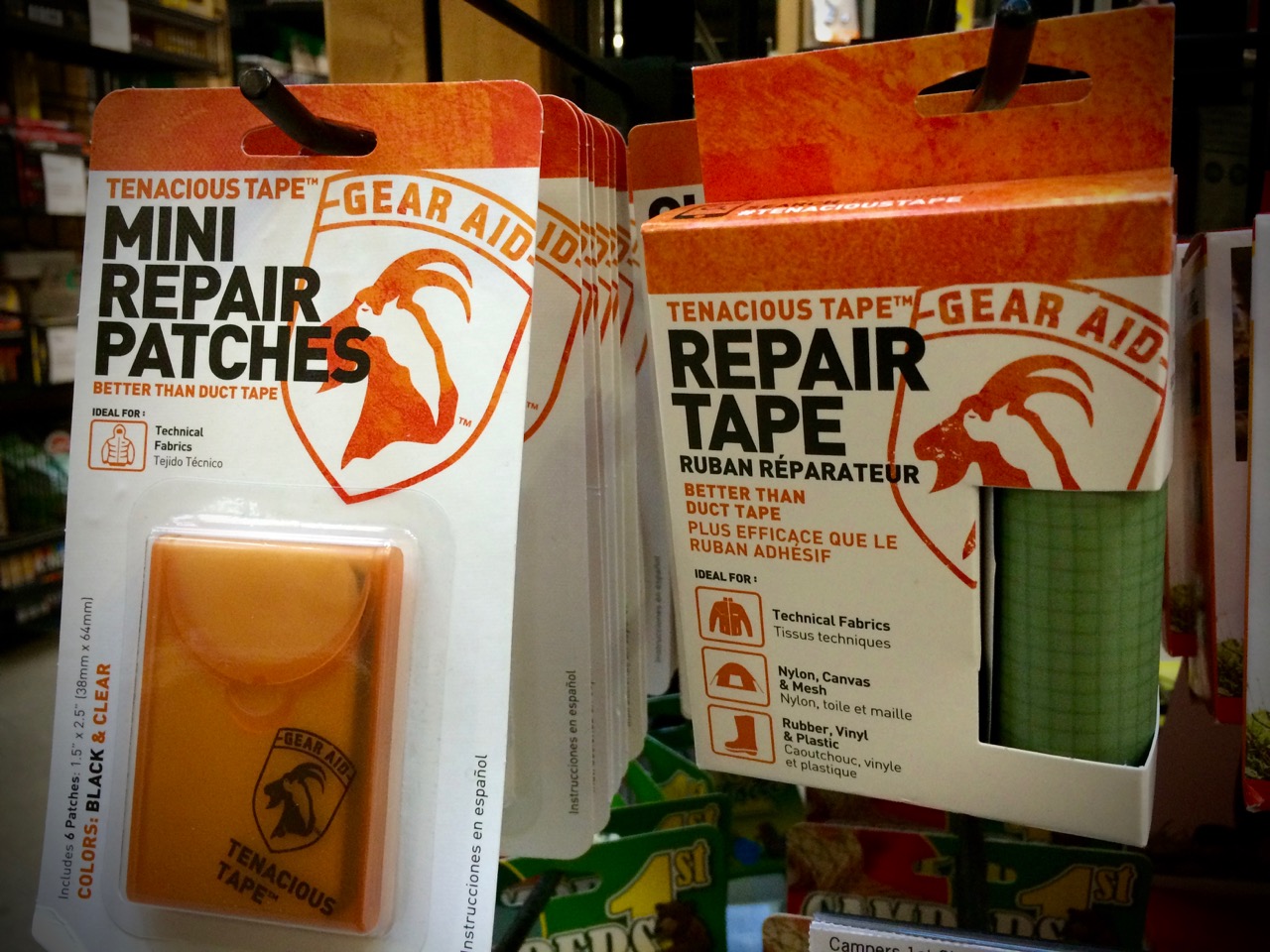 Gift Idea: Gear Aid Tenacious Tape & Mini Repair Patches — Traversing